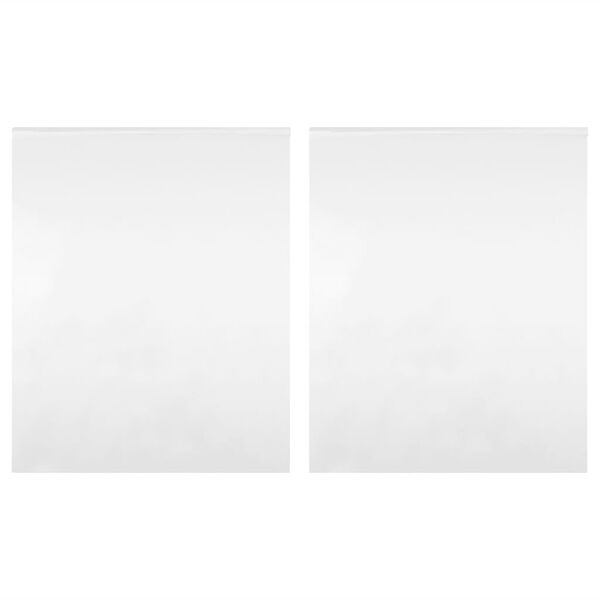 vidaXL Mirror Films 2 pcs Self-Adhesive 90x100 cm PET