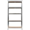 Storage Shelf Silver 2 pcs