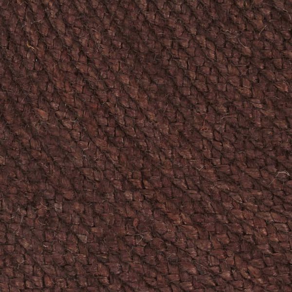 vidaXL Handmade Rug Jute Round 120 cm Brown
