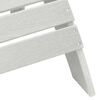 vidaXL Adirondack Chair White 82 x 74 x 92 cm HDPE