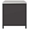 vidaXL Kitchen Storage with Shelf Black 90 x 50 x 53 cm Steel