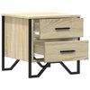 vidaXL Bedside Cabinets 2 pcs Sonoma Oak 40x41x40 cm Engineered Wood