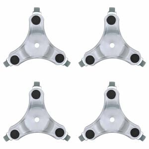 vidaXL Furniture Rollers 4 pcs 16x14.5x5.5 cm Steel 180 kg