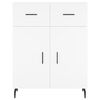 vidaXL Sideboard White 69.5x34x90 cm Engineered Wood