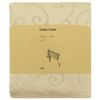 vidaXL Table Cloth 5 pcs Square Cream White 110 x 110 cm