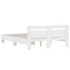 vidaXL Bed Frame without Mattress White 140x200 cm