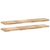 vidaXL Floating Shelves 2 pcs 160x30x4 cm Untreated Solid Wood Acacia