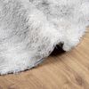 vidaXL Shaggy Rug High Pile NAVARRA Silver Grey 100x100 cm Polyester