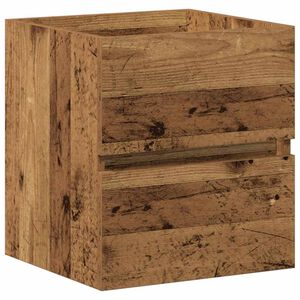 vidaXL Bathroom Sink Cabinet with Drawer Old Wood 41 x 38.5 x 45 cm