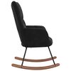vidaXL Rocking Chair Black 78 x 61 x 98 cm Velvet