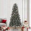vidaXL Artificial Christmas Tree with 300 LEDs with Stand Green 240 cm