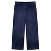 vidaXL Kids' Pants Velvet Dark Blue 92