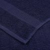 vidaXL Towels 4 pcs "FROGN" Navy Blue 100x200 cm 100% Cotton