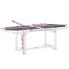 vidaXL 7 Piece Garden Dining Set Solid Wood Acacia and Textilene
