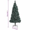 vidaXL Artificial Pre-lit Christmas Tree with Ball Set Green 150 cm