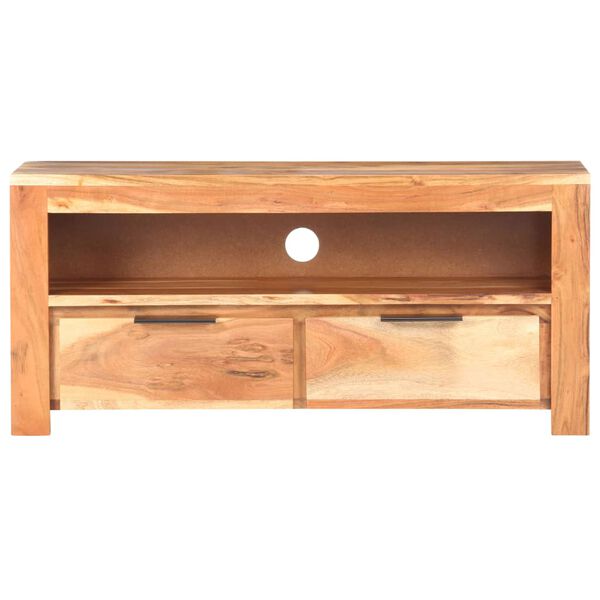 vidaXL TV Cabinet 90x30x40 cm Solid Acacia Wood