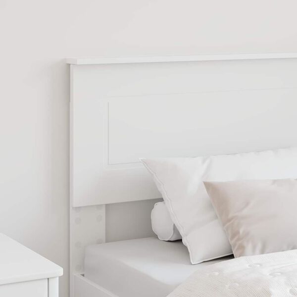 vidaXL Headboard with Headboard White 75 cm Engineered wood
