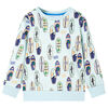 vidaXL Kids' Sweatshirt Soft Blue Melange 140