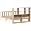 vidaXL Bookcase Bed without Mattress 160x200 cm Solid Wood Pine