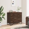 vidaXL Chest of Drawers Brown Oak 91x35.5x74.5 cm Engineered wood
