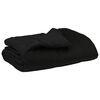 vidaXL Summer Duvet Quilted Black 140 x 200 cm Microfiber