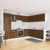 vidaXL 14 Piece Kitchen Cabinet Set Kalmar Brown Oak Engineered Wood