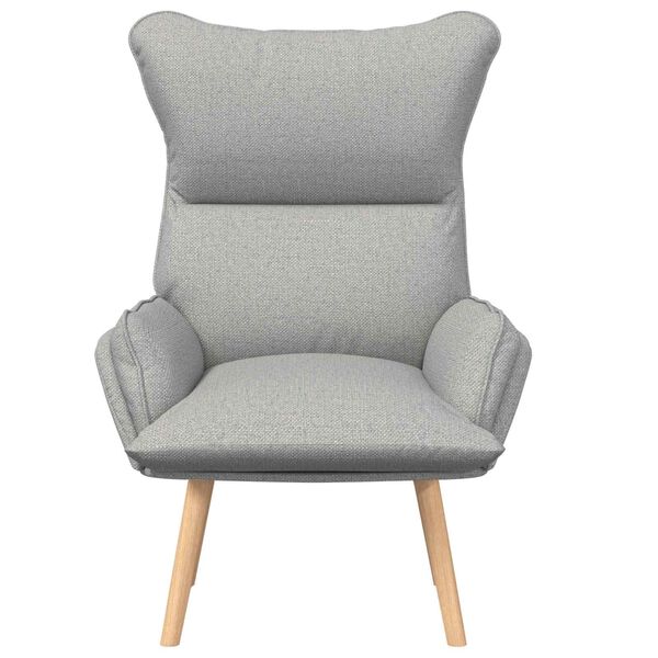 vidaXL Armchair Cloud Grey 69 x 74 x 93 cm Sherpa Fabric