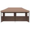 vidaXL Party Tent Folding Brown 292 x 580 x 315 cm Oxford Fabric