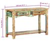 vidaXL Console Table 120x40x75 cm Solid Reclaimed Wood