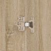 vidaXL Shoe Cabinet Sonoma Oak 80 x 39 x 178 cm Engineered Wood