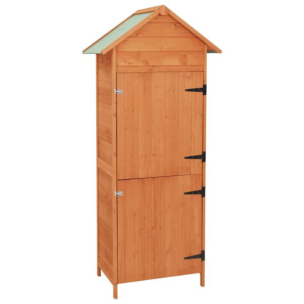 vidaXL Garden Storage Cabinet Brown 42.5x64x190 cm