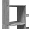 vidaXL Bookcase Grey Sonoma 72x20x120.5 cm Engineered Wood