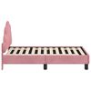 vidaXL Toddler Bed Frame with Headboard Pink 70 x 140 cm Velvet