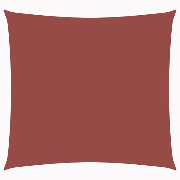 vidaXL Sunshade Sail Oxford Fabric Square 2.5x2.5 m Terracotta