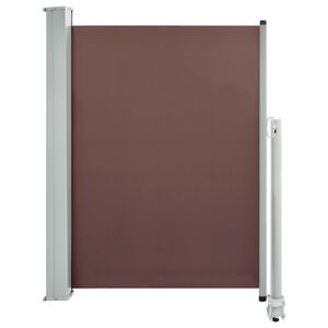 vidaXL Patio Retractable Side Awning 100x300 cm Brown