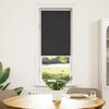 vidaXL Roller Blind Blackout Black 45x150 cm Fabric Width 40.7 cm Polyester