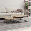 vidaXL Nesting Coffee Tables 2 pcs Sonoma Oak Engineered Wood