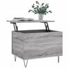 vidaXL Coffee Table Grey Sonoma 60x44.5x45 cm Engineered Wood