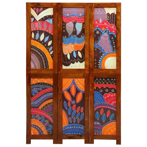 vidaXL Room Divider Brown 105 x 160 cm Solid acacia wood