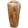 vidaXL Decoration Vase 40x80 cm Solid Teak Wood