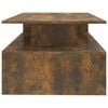 vidaXL Coffee Table Smoked Oak 90x60x42,5 cm Engineered Wood