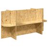 vidaXL Terrarium Base with Shelf Brown 100 x 40 x 50 cm OSB