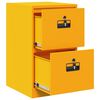 vidaXL File Cabinet Mustard Yellow 44 x 50 x 74.5 cm Cold-Rolled Steel