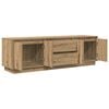 vidaXL TV Cabinet with LED Lights Artisan Oak 160.5x41x50 cm