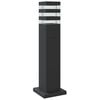 vidaXL Outdoor Floor Lamp with Sensor Black 50 cm Aluminium
