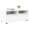 vidaXL TV Cabinet with Drawer White 100 x 48 x 43 cm Engineered Wood