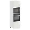vidaXL Oven Cabinets 2 pcs Porto Gloss White Engineered Wood
