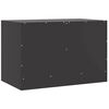 vidaXL TV Cabinet Black 67x39x44 cm Steel