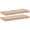vidaXL Floating Shelves 2 pcs 60x23,5x4 cm Engineered Wood