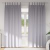 vidaXL Blackout Curtains with Rings 2 pcs Metal Grey 225 x 140 cm